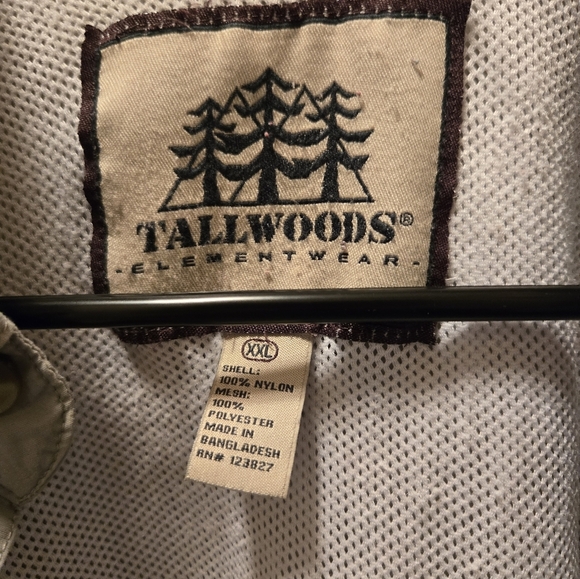 Tallwoods Elementwear Fishing Shirt Vented Short Sleeve Button Up XXL - Picture 7 of 7